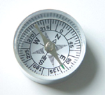 metal compass