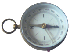 metal compass