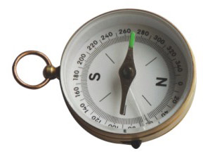 Metal compass