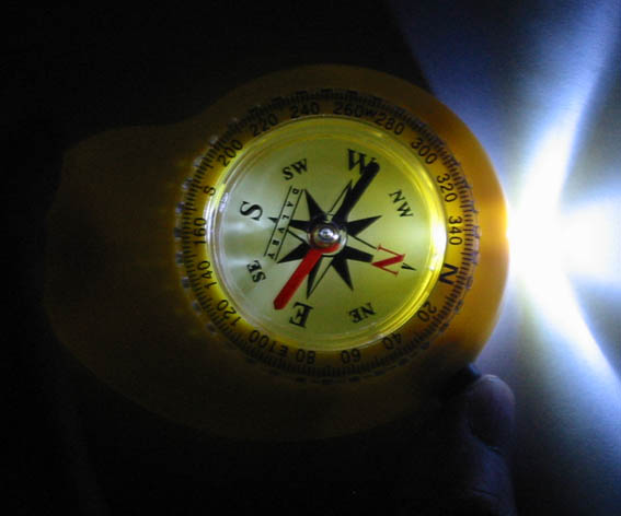 keychain compass